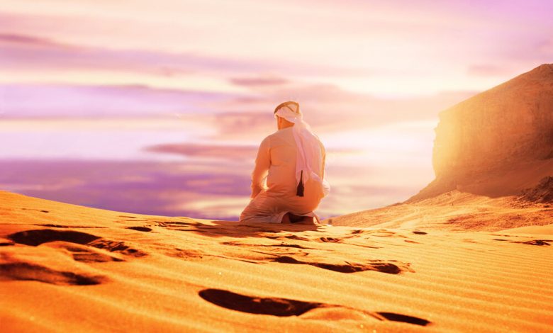Asr Salat on Desert