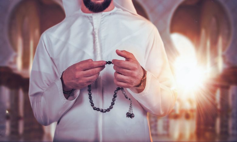 Dubai Muslim with Tasbih