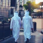 Two Arab Walking