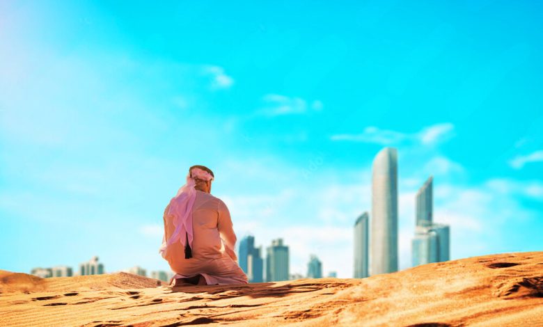Salat in Dubai Desert